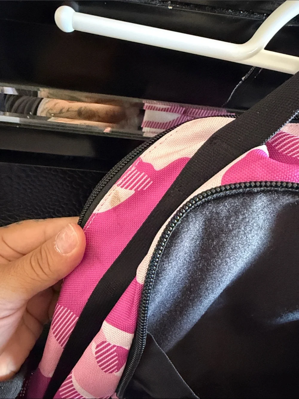 Nike Hot Pink Hoodie with Pink Camo Backpack Set